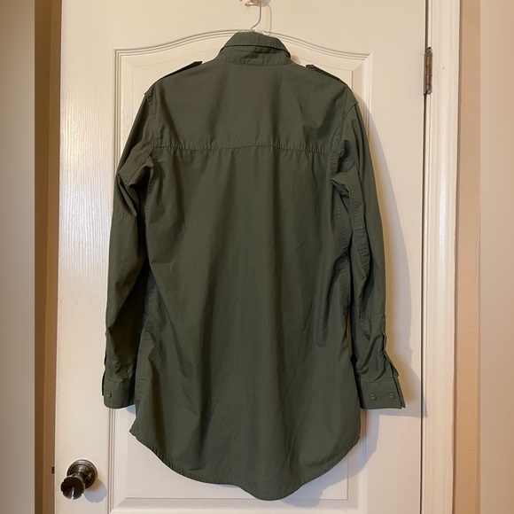Propper Tactical Shirt Men’s M/L Army Green Long Sleeve Button Up Military Zip - Picture 8 of 8